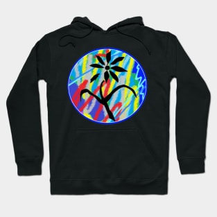 flower graffiti pop Hoodie